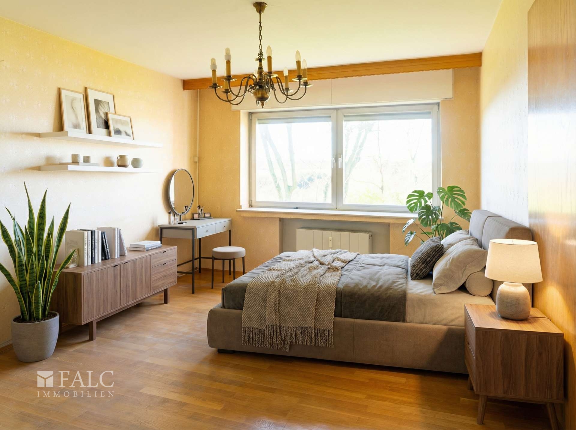 Schlafzimmer - Homestaging 